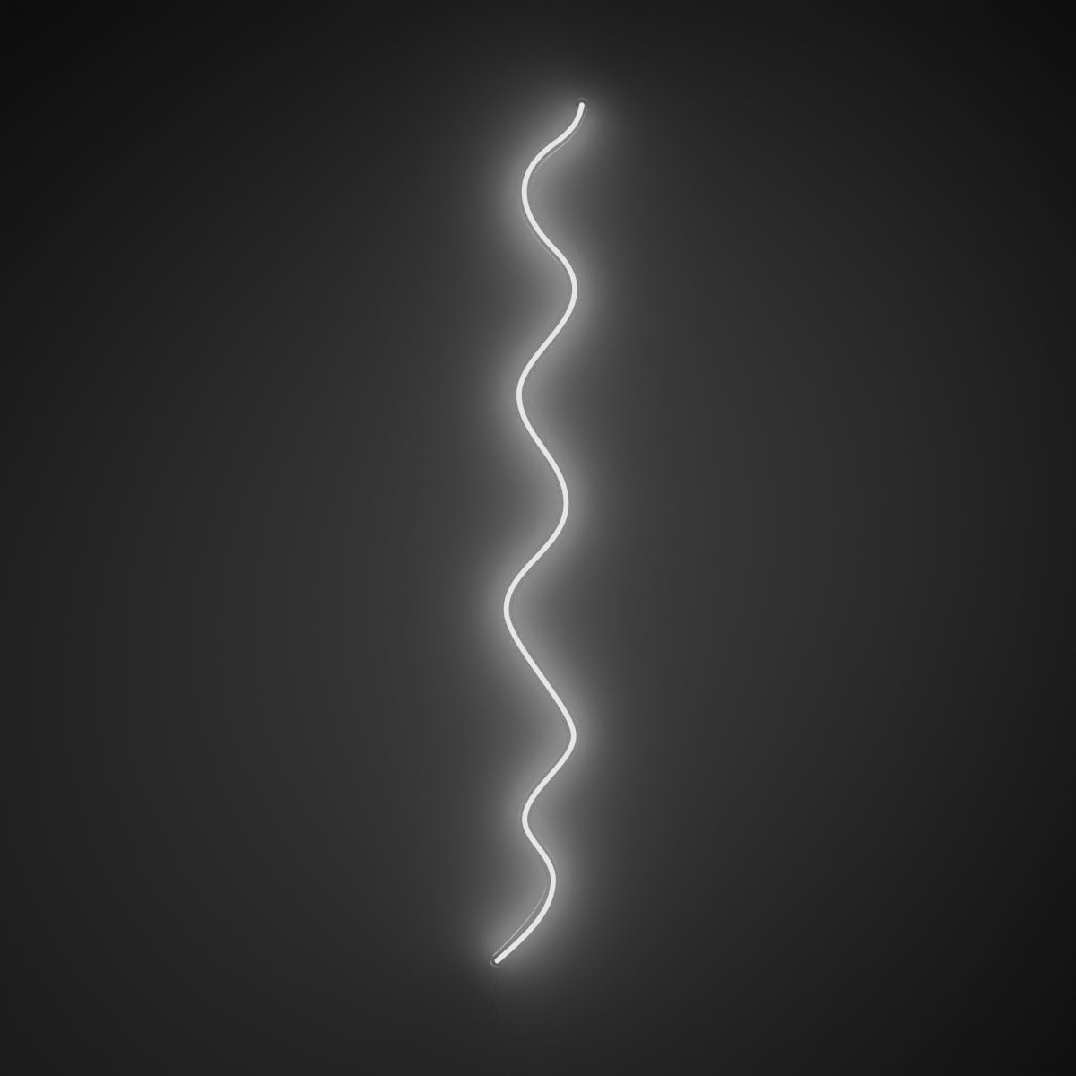 Squiggle by 2LG, Zeichen aus Neon-LEDs